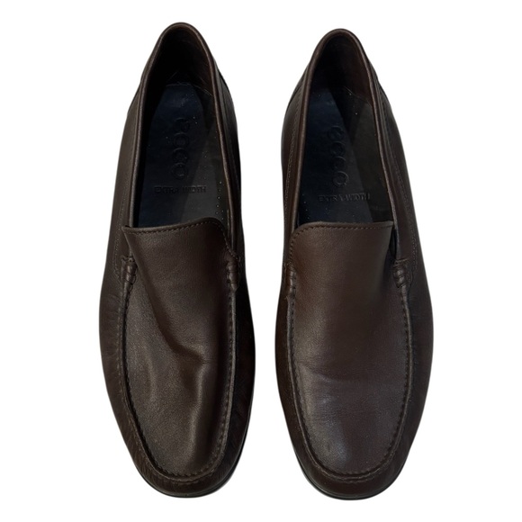 Ecco Men\'s S Lite Moc Classic Leather Loafers Dark Brown Shoes Size 11 main image 8